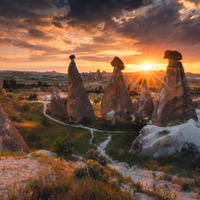 Fairy chimneys by Paweł Uchorczak