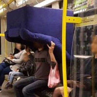 Could've had a comfy seat on the tube