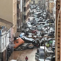 Valencia Spain after flash flooding 
