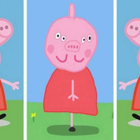 peppa pig front on