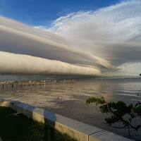 Punta Gorda roll cloud 9/8/25 by Lou Brancaccicio