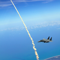 Space Shuttle Atlantis from an F15, May 14th, 2010
