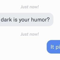 Dark humour