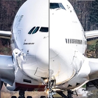 A380-747 side-by-side