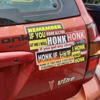 I like honking