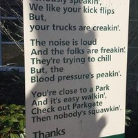 Funny public notice sign