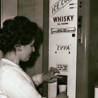 Ice-Cold Whisky dispenser from the 1950's.