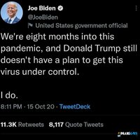 Biden has covid now. Great plan.