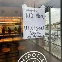 No more vinigger sauce