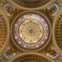 Dome in the St. Stephens Basilica by Herbert A. Franke