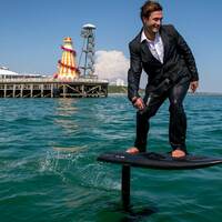 UK - Fliteboard (an Australian invention) on the Solent
