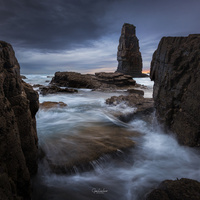 Between rocks by Jose Luis Llano