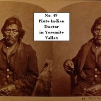 Yosemite Native American Piute Indian Doctor in Yosemite Valley California