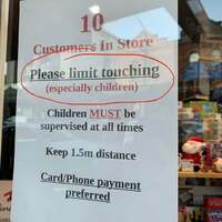 limit touching .. children?