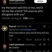 Be careful