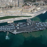 USS JFK Docking in Malta