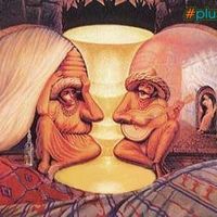 Illusion: Two old lovers, two singers, or a vase?