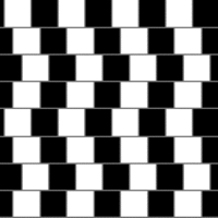 Illusion: Are these lines straight, or bent?