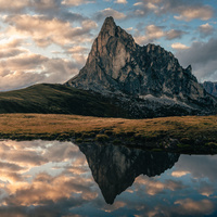 Ra Gusela in the Dolomites by Jakob Bagterp