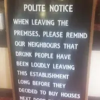 Polite notice 