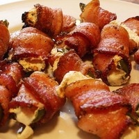 Bacon wrapped peppers...