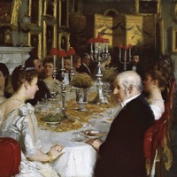 Alfred Edward Emslie (1848-1918) - Dinner at Haddo House 188