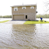 Stuck in a flood? Mow your lawn!