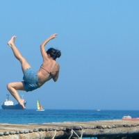 Flying Greek Girl