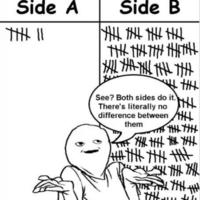 it is not both sides.