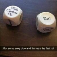 Sexy dice pushing the boundaries
