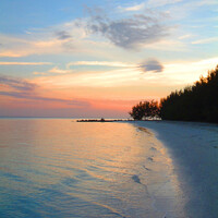 "Sunset on Taino Beach" by Pat Burns
