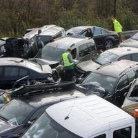 52 vehicle pileup on A31 in Germany