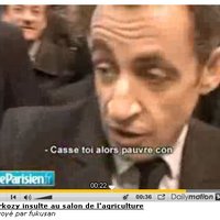 French President in Paris insulting someone