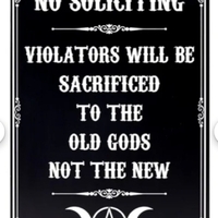No Soliciting 