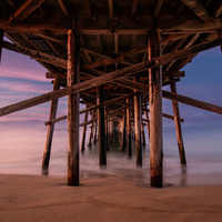 Under the Pier at Sunrise by Matt Krofcheck