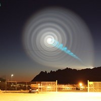 Mysterious light spirals seen over Norway 9th December 2009