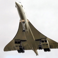 Concorde flying overhead
