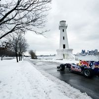 Red Bull F1 car in Montreal, Canada