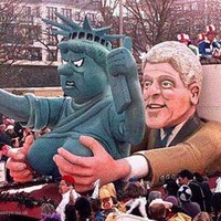 Bill Clinton float captures his true spirit