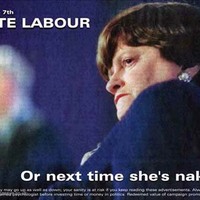 Labour party voting poster