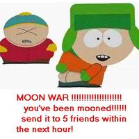 You've been mooned!