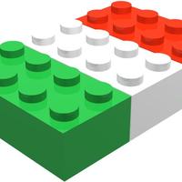 Italian Lego Flag