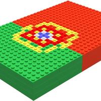 Portuguese Lego Flag