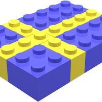 Swedish Lego Flag