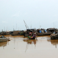 Tonle Sap floating villiage