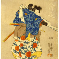 Utagawa Kuniyoshi - Actor Kurôda Ukinaga
