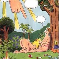 Post-a-caption for Adam & Eve