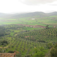 View from Capalbios walls (Touscany, Italy)