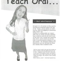 Teach Oral...  Not abstinence