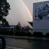 Rainbow on the way to work this morning